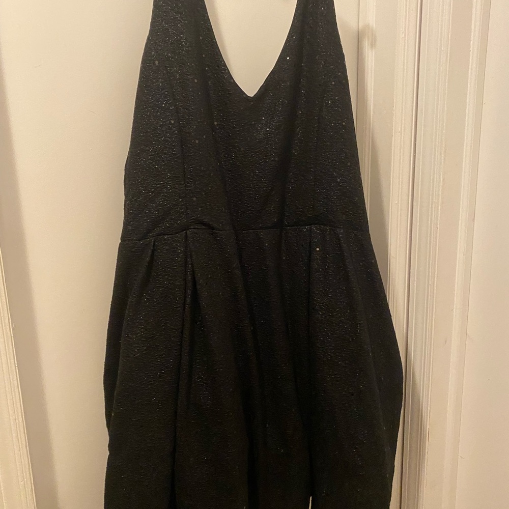 NWT Ashley Stewart Black Sequin Dress 6X